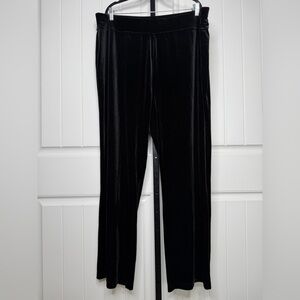 Calvin Klein Women’s Plus Black Velvet Trousers